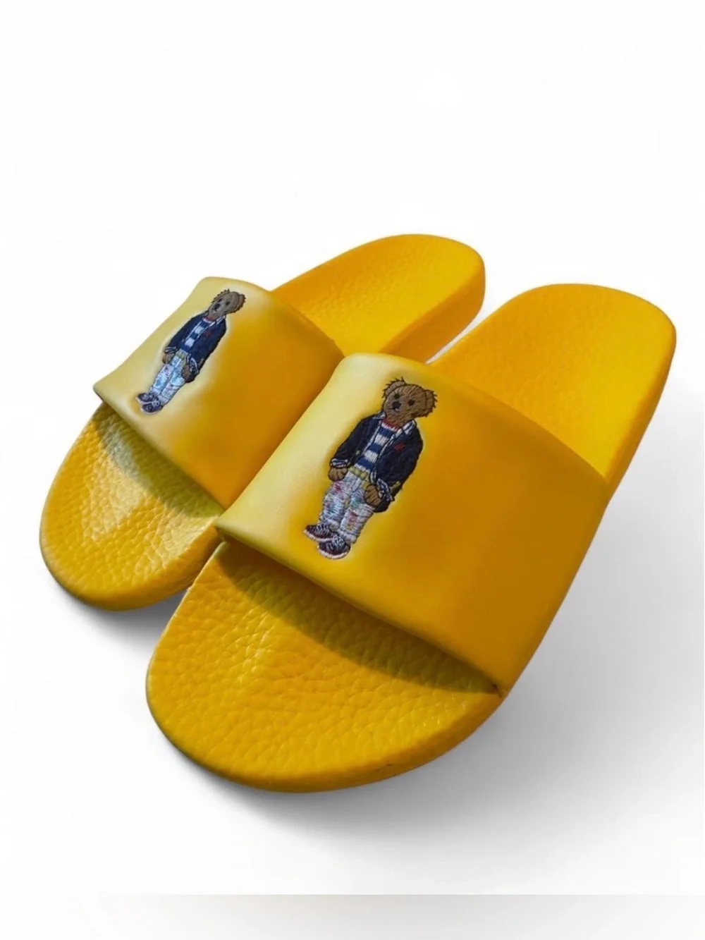 Polo by Ralph Lauren Yellow Slide Sandals